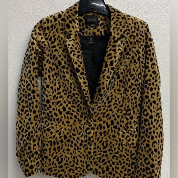 Scotch & Soda Jackets & Blazers - Scotch & Soda Animal Print Jacket